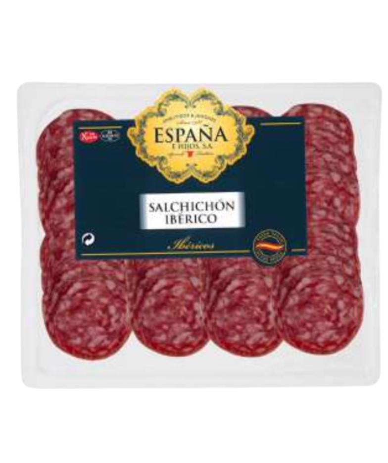 ESPANA SALCHICHON IBERIQUE TRANCHES 12 x200Gr (ESP)