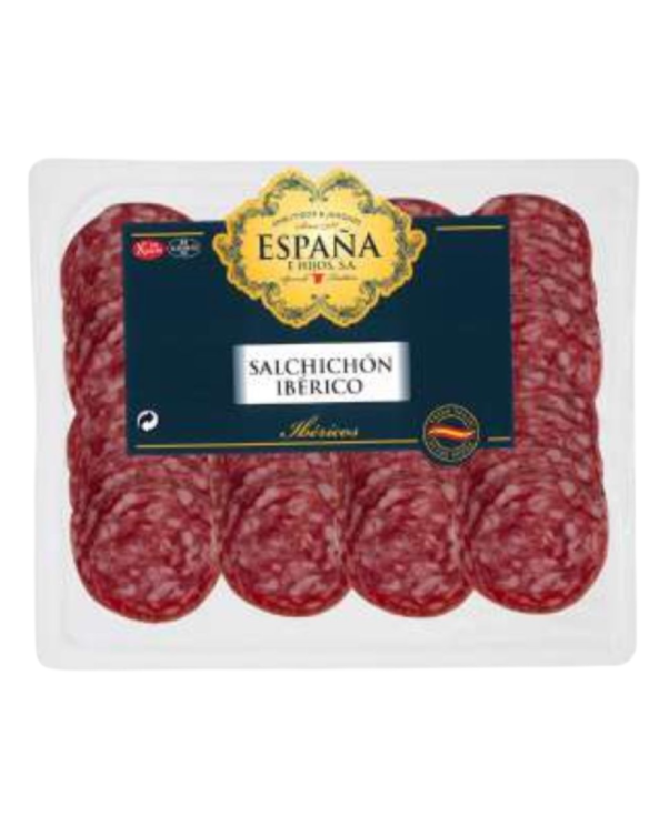 ESPANA SALCHICHON IBERIQUE TRANCHES 12 x200Gr (ESP)