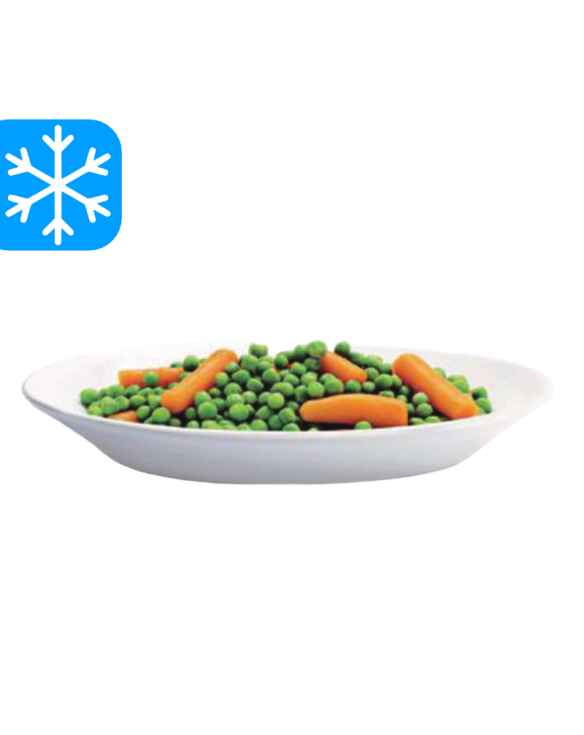 FRESH FOOD PETITS POIS AVEC CAROTTES JEUNES 2x2,5Kg (CHE)