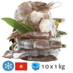 Code di gamberi sgusciate 10 x 1 kg